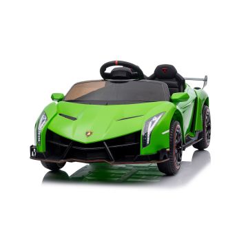 Lamborghini børnebil Veneno med fjernbetjening 12V grøn