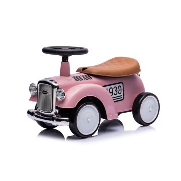 Klassisk 1930 Pedalbil til børn - lyserød