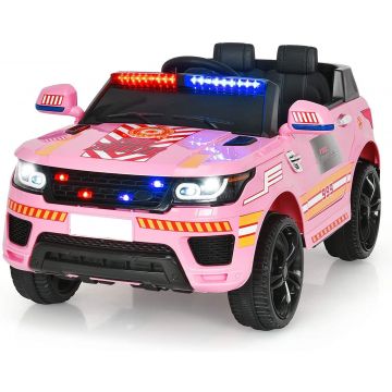 Range Rover-stil Politi børnebil 12V LyseRød