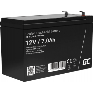 12V 7,0Ah Batteri
